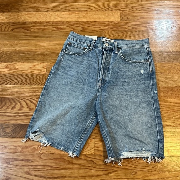AGOLDE 90's Mid Rise Loose Short Swapmeet Jean Denim Shorts Size 26 NWT - Picture 7 of 14